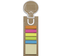 Bookmark with memo stickers